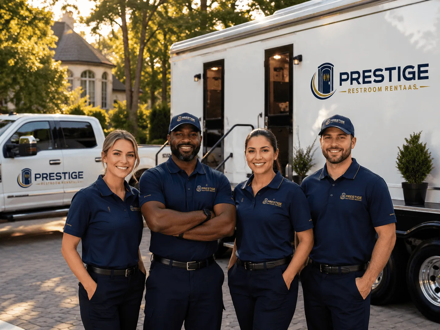 Trusted Luxury Portable Restrooms company in Templeton, IN